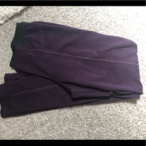 Purple leggings